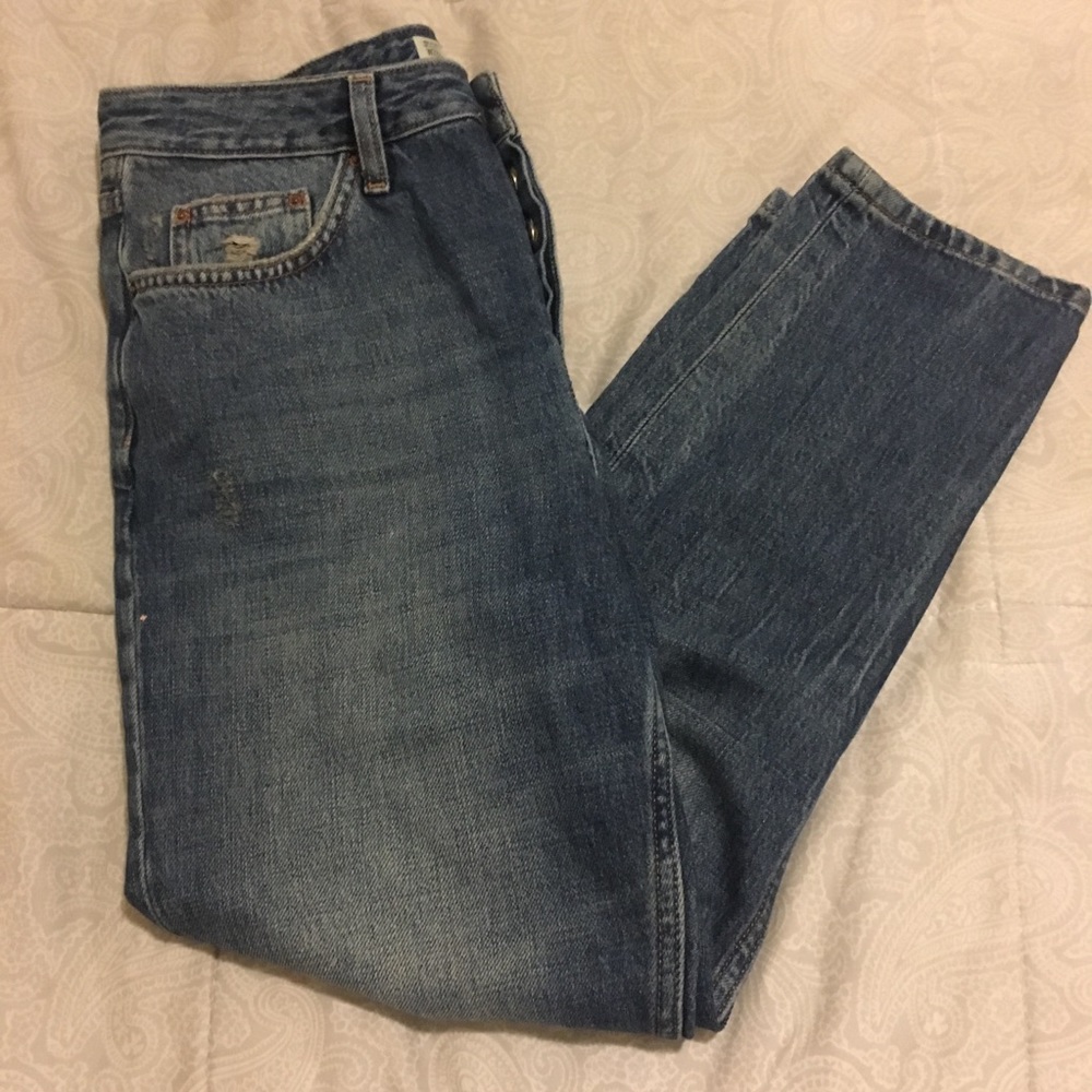 Dark Denim Ripped Jeans